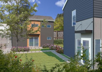 New construction of a DADU unit with an AADU unit located at 2518 NE 140th St Seattle, WA 98125