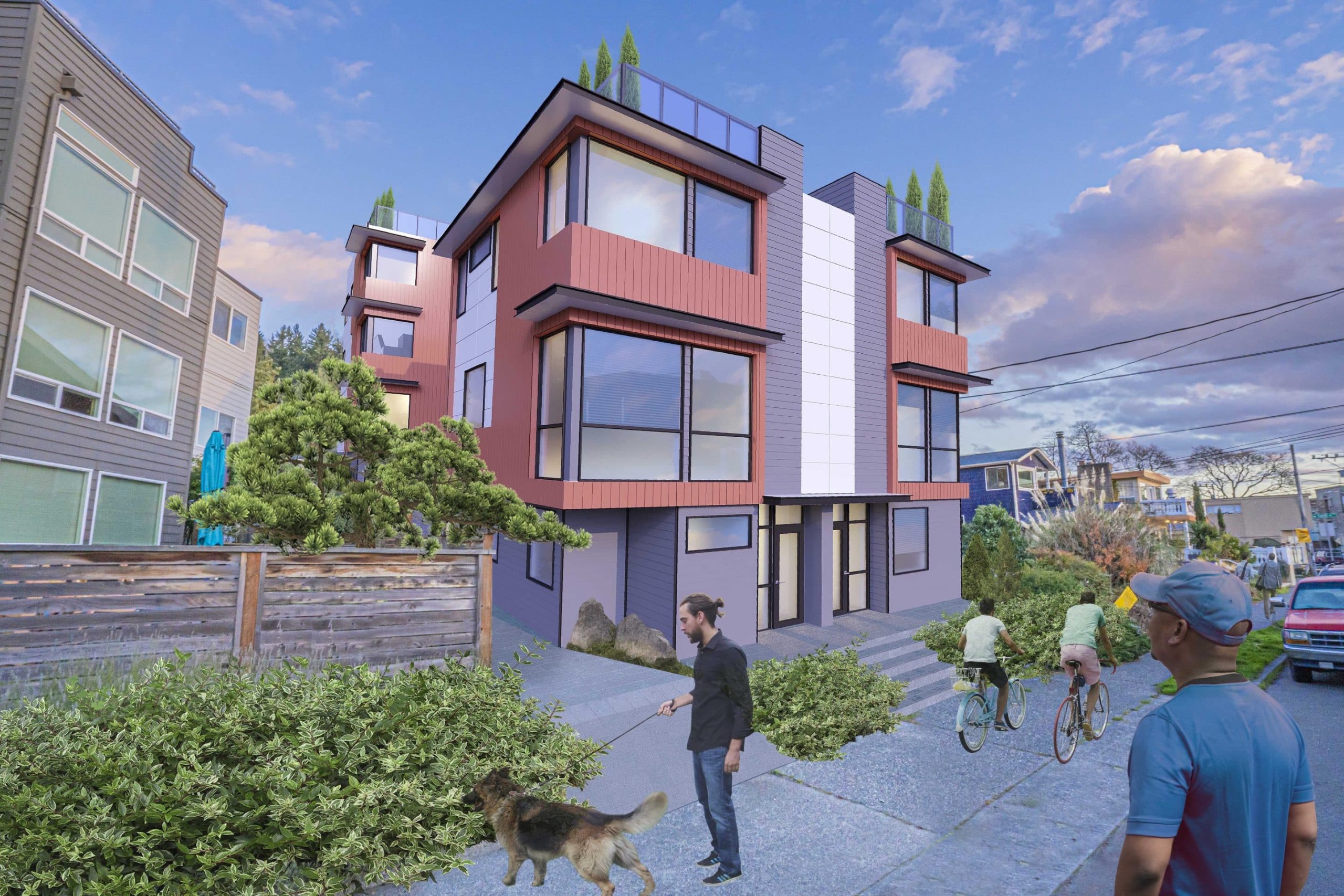 Unit 820 B Exterior of a Diana DADU floor-plan located at 820 S Rose Street Seattle, WA 98108