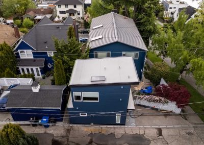 Aerial photos of a Margo DADU floor-plan located at 1116 E Hamlin St Seattle, WA 98102
