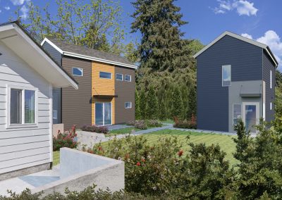 New construction of a DADU unit with an AADU unit located at 2518 NE 140th St Seattle, WA 98125
