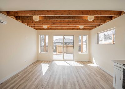 Interior of a new DADU construction featuring our Inna DADU floor plan located at 4253 S Spencer St., Seattle, WA 98118