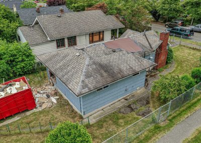 Before Aerial Photos - Whole House Renovation - 9002 12th Ave Seattle, WA 98106