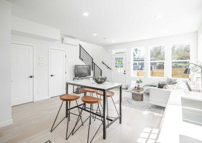 Interior photos of a brand new SFR (Unit A) construction located at 7555 15th Ave SW Seattle, WA 98106