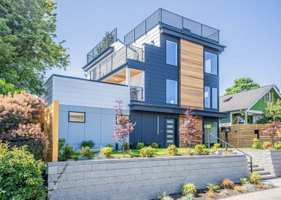 Exterior photos of a brand new SFR construction located at 2009 S Stevens St Seattle, WA 98144