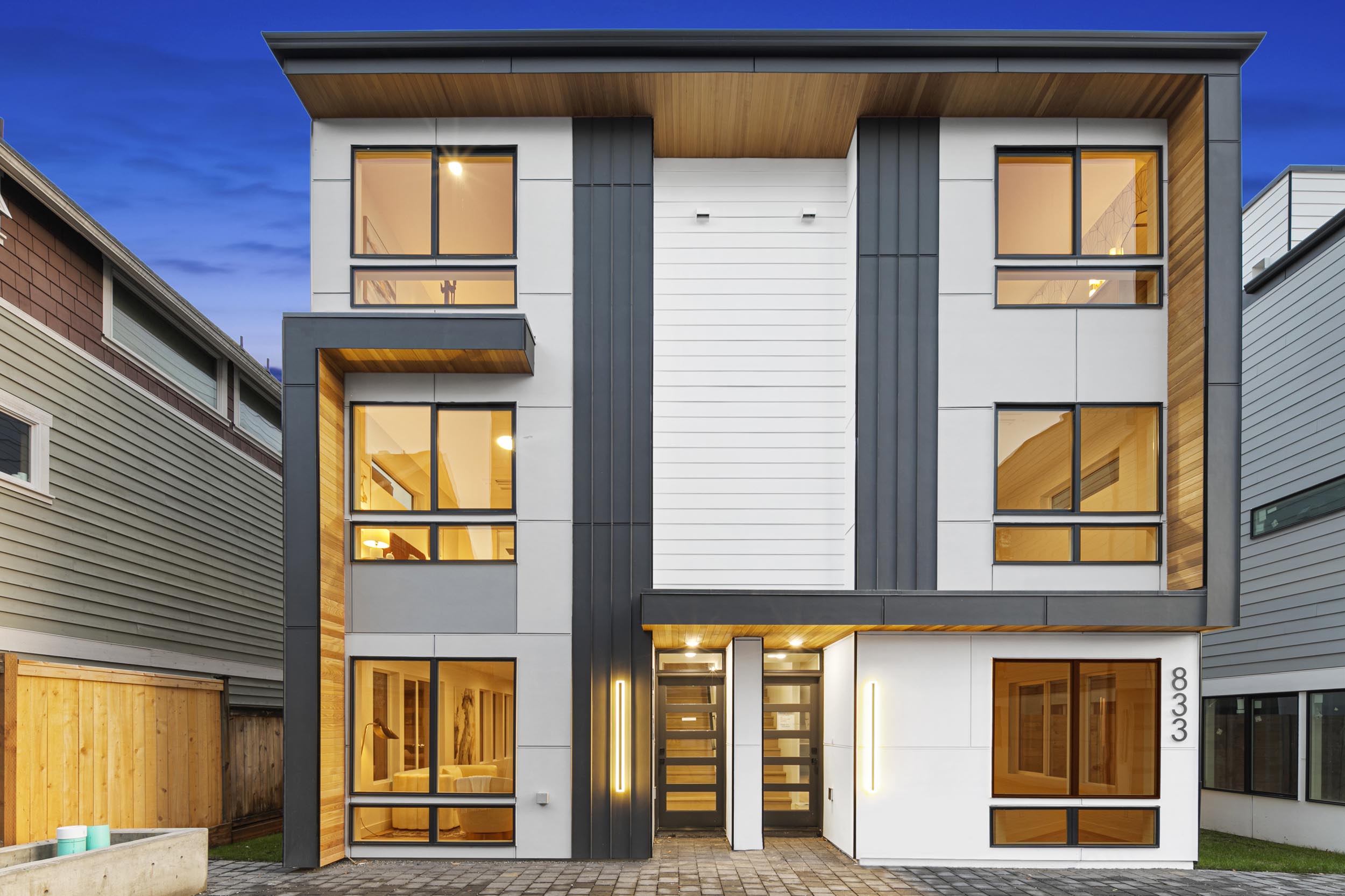 Duplex Exterior located at 833 NW 53rd St, Seattle, WA 98107